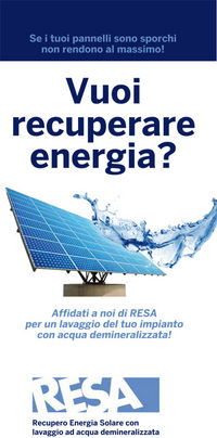 depliant pulizia fotovoltaico